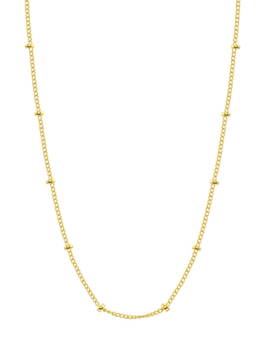 Gold Chain Custom Necklace 4mm | Alexa Leigh Yellow Gold / 16