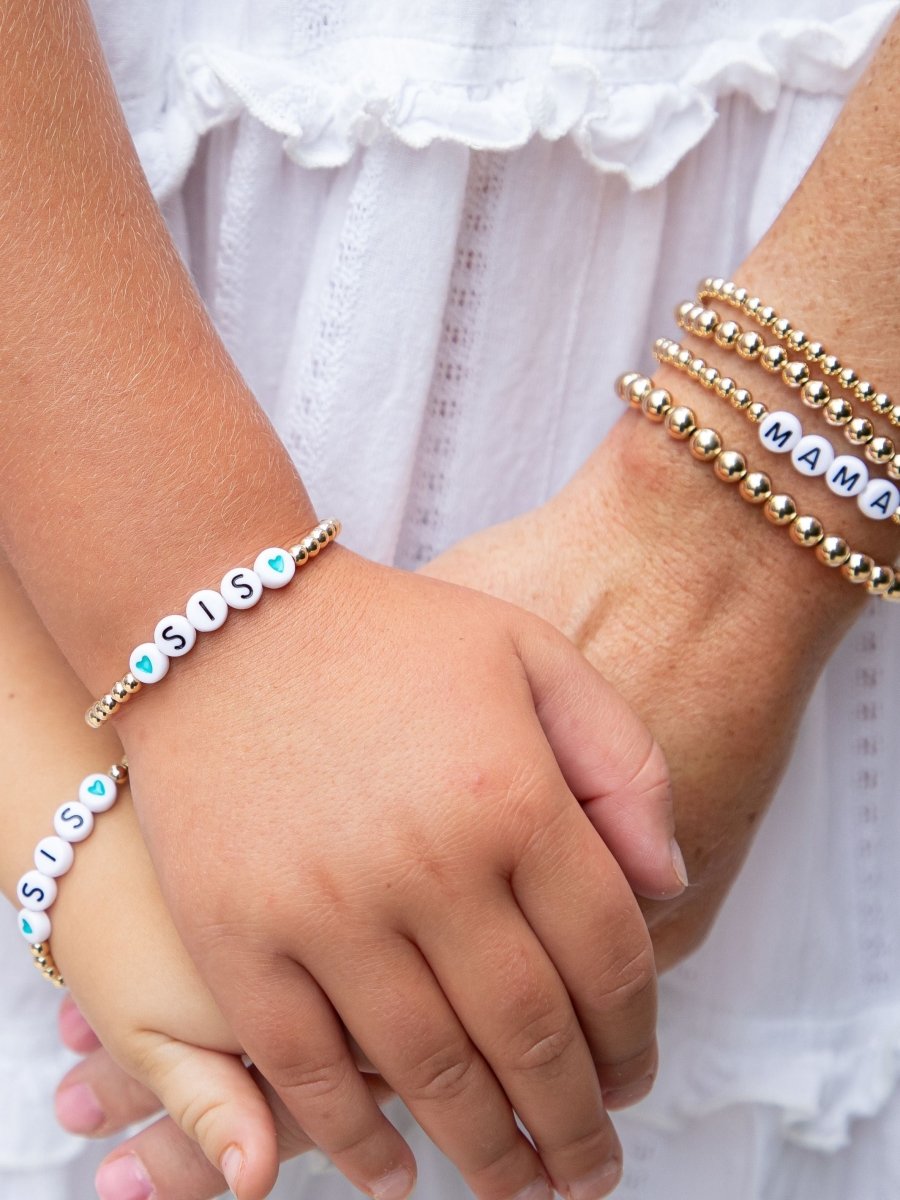 Big Sister Little Sister Bracelets Set of 2 Sisters ID Bracelets – BigaMart