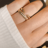 Skinny Fluted Ring 14K - LeMel