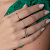 Skinny Fluted Ring 14K - LeMel