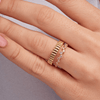 Skinny Fluted Ring 14K - LeMel