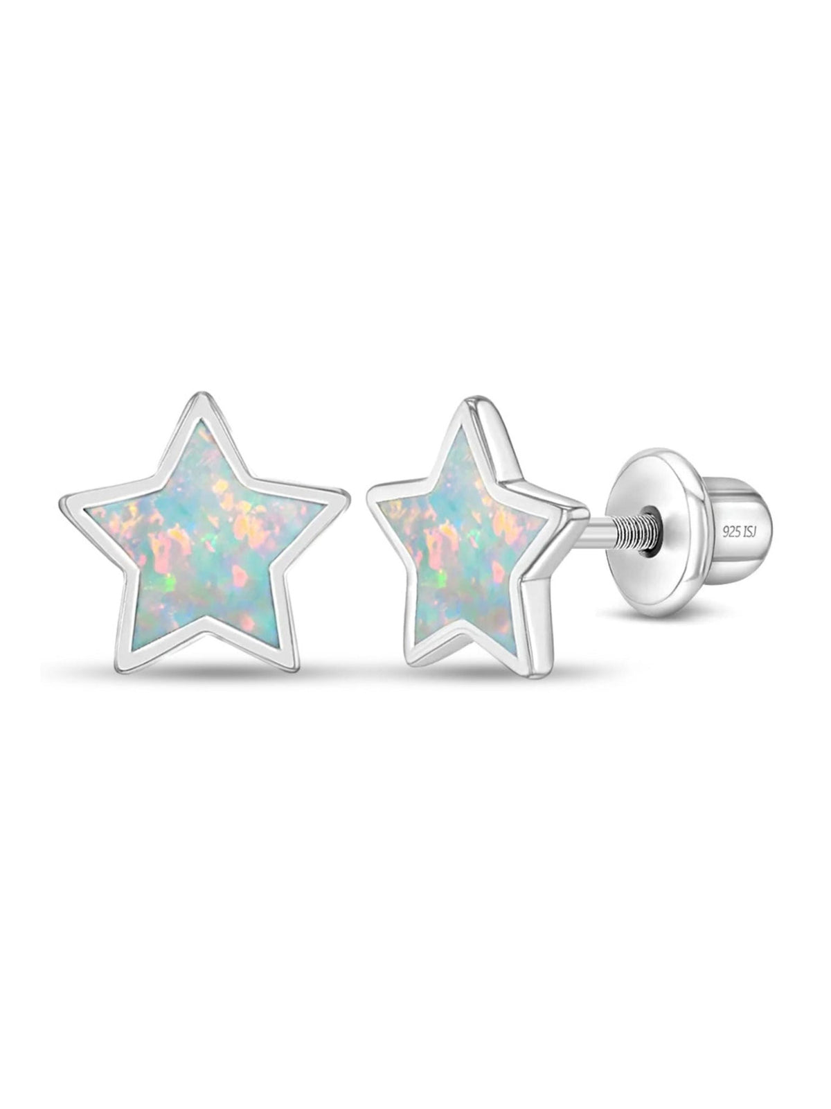 Sparkle Star Opal Stud Earrings - LeMel