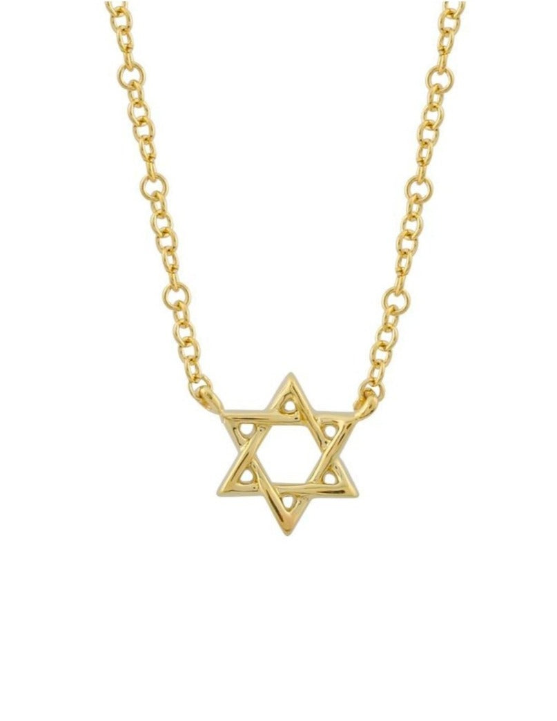 Star of David Necklace 14K - LeMel