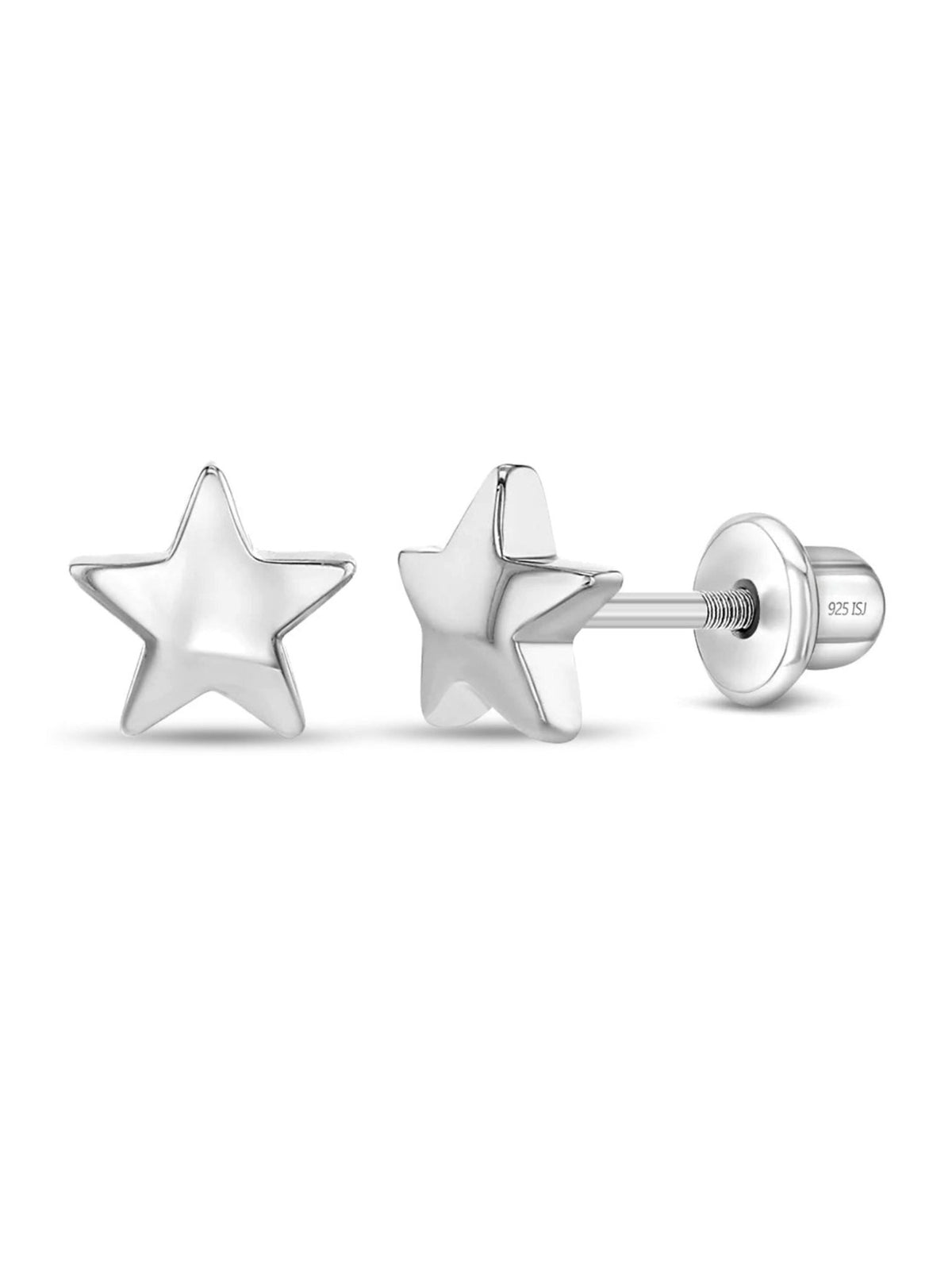 Star Silver Stud Earrings - LeMel