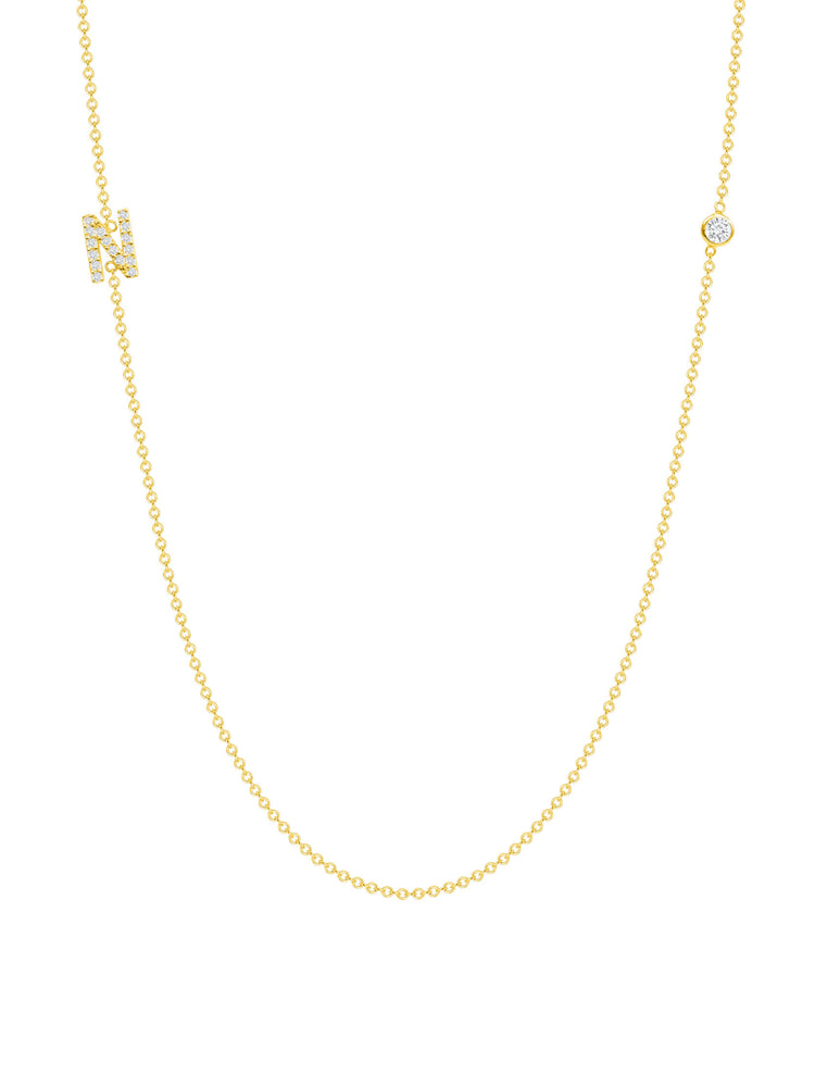 Paperclip 'S' Chain Necklace 14K