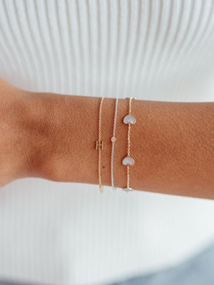 The Initial Bracelet 14K - 1 Letter