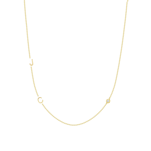 The Initial Necklace 14K - 2 Letters - LeMel