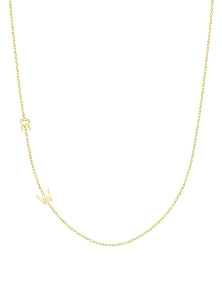 The Initial Necklace 14K - 2 Letters