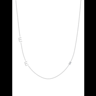 The Initial Necklace - 2 Letters 14k