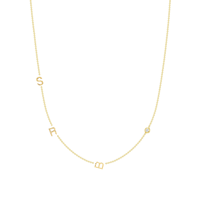 The Initial Necklace - 3 Letters 14k - LeMel