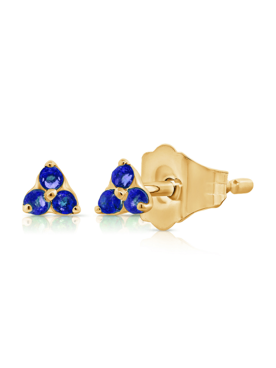14k gold online sapphire stud earrings