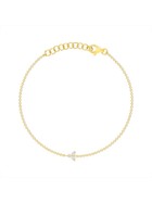 Tiny Trio Diamond Bracelet 14K - LeMel