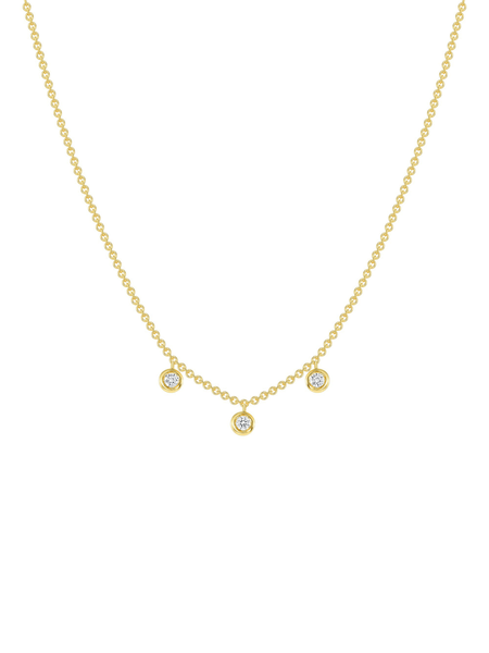 Diamond Bezel Necklace | Ivy Rhode