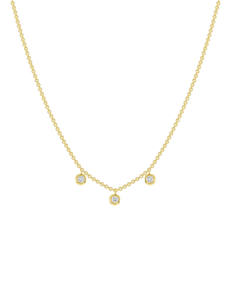 Layering necklaces with bezel drops on 14k Gold filled chain – SGV Jewelry  Designs