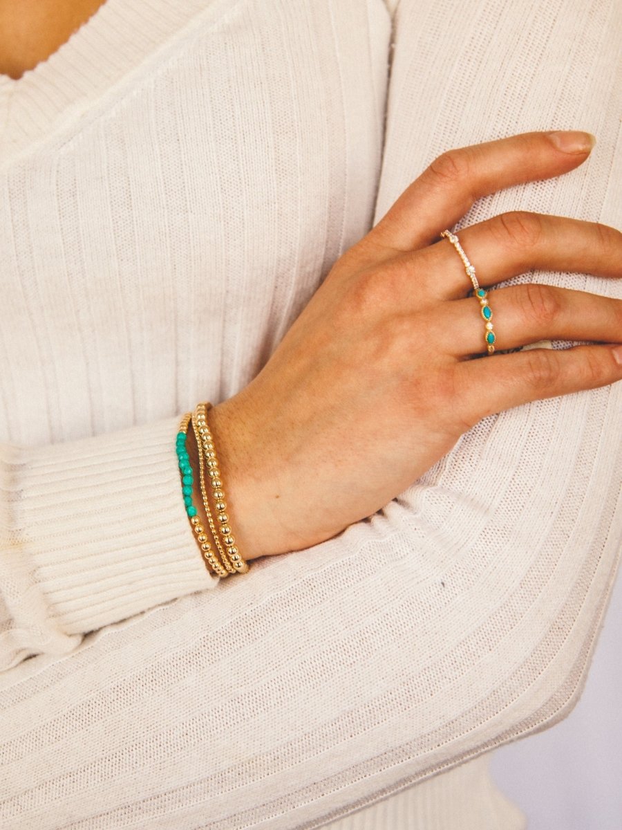 Turquoise Bracelet Set - LeMel