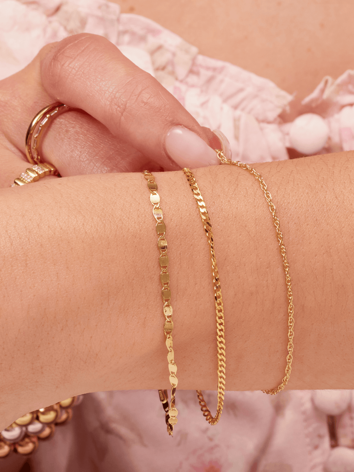 Valentino Chain Bracelet 14K - LeMel